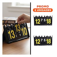 Pack2 Contador de Puntuacion Compacto para Juegos en Colegio
